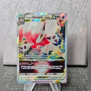 Hisuian Zoroark V Star 147/196 Ultra Rare Full Art Near Mint Pokemon TCG